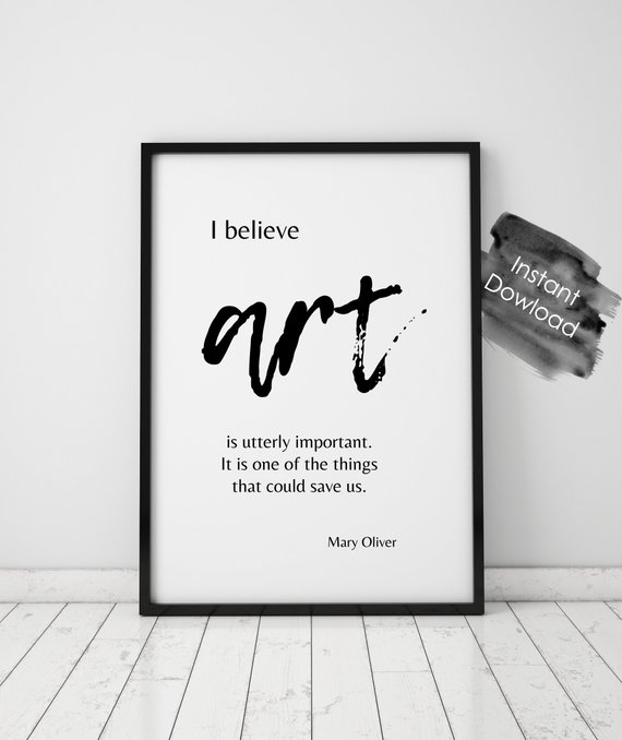 Mary Oliver Quote Prints | bookriot.com Mary Oliver | Mary Oliver quotes | Mary Oliver posters | Mary Oliver quote posters | Mary Oliver quote prints | Poetry prints | poetry on art | Mary Oliver quotes for your home | gorgeous art | poetry prints for your home | poetry | book gifts | gifts for book lovers 