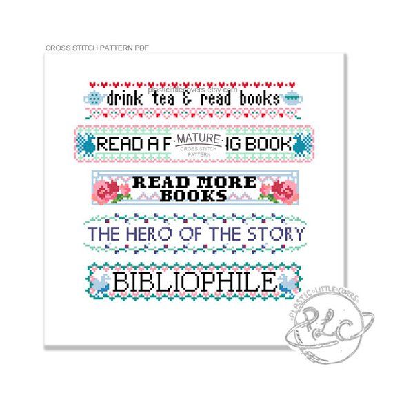 70 Cross Stitch Bookmark Patterns For Every Kind Of Reader Book Riot