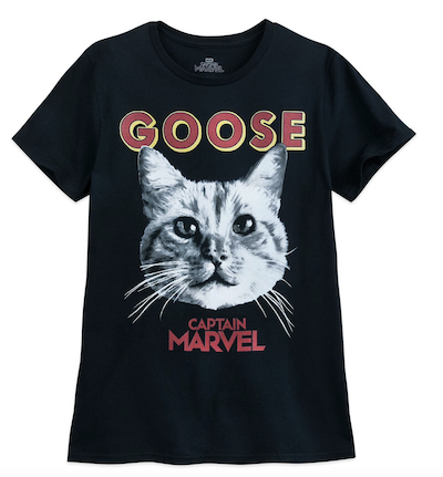 Captain Marvel Merchandise Goose the Cat shirt