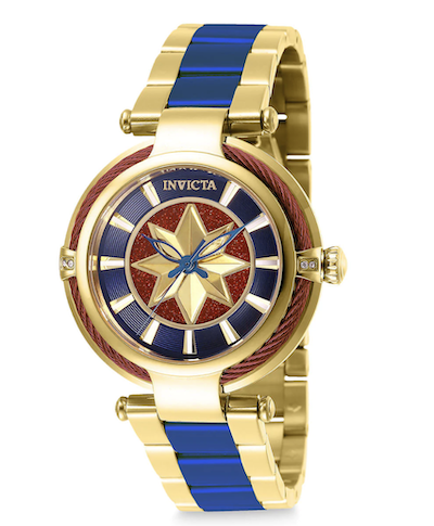 Captain Marvel watch by Invicta