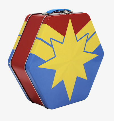 Metal Captain marvel lunch box