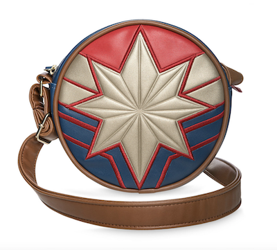 Small captain marvel crossbody bag purse