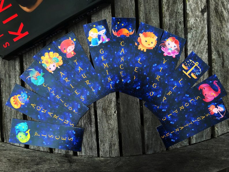 zodiac bookmarks for every sign and every reader