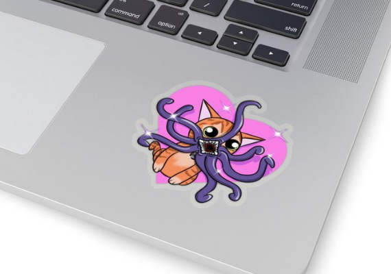 Goose Flerken Sticker from Captain Marvel Goose Goodies You Need in Your Life | bookriot.com