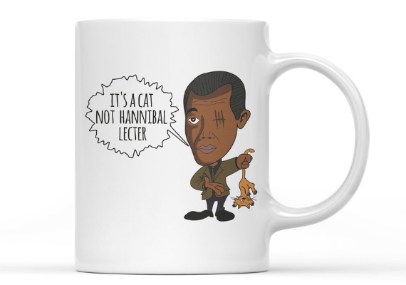 Nick Fury Goose Mug from Captain Marvel Goose Goodies You Need in Your Life | bookriot.com