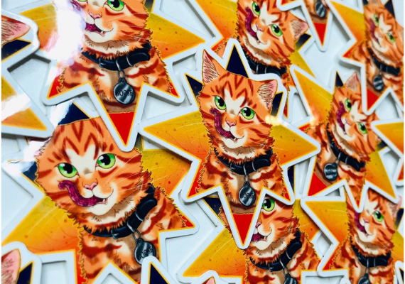 Goose Stickers from Captain Marvel Goose Goodies You Need in Your Life | bookriot.com