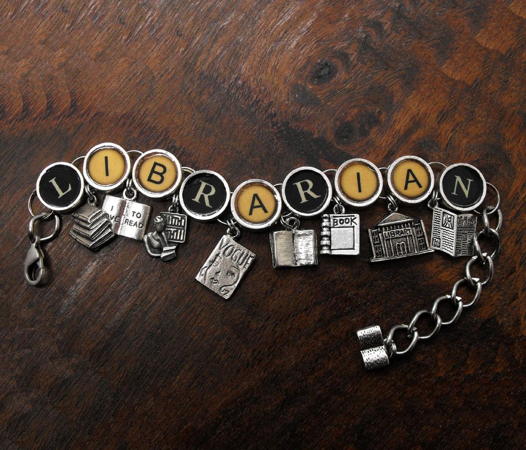 Librarian Charm Bracelet