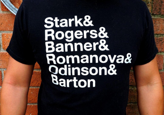 Avengers Fab 5 Shirt from Marvel Tees To Show Off Your Love for Avengers: Endgame | bookriot.com