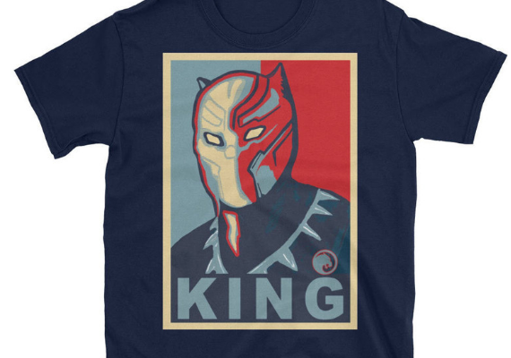 Black Panther King Shirt from Marvel Tees To Show Off Your Love for Avengers: Endgame | bookriot.com