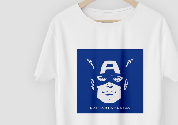 Captain America from Marvel Tees To Show Off Your Love for Avengers: Endgame | bookriot.com