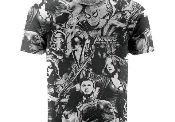 Avengers Infinity War Cast Shirt from Marvel Tees To Show Off Your Love for Avengers: Endgame | bookriot.com