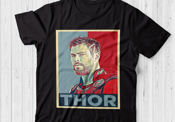 Thor Shirt from Marvel Tees To Show Off Your Love for Avengers: Endgame | bookriot.com