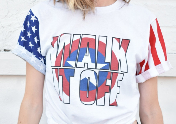 Walk It Off Shirt from Marvel Tees To Show Off Your Love for Avengers: Endgame | bookriot.com