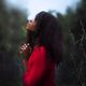 young woman or teenager praying religious religion feature