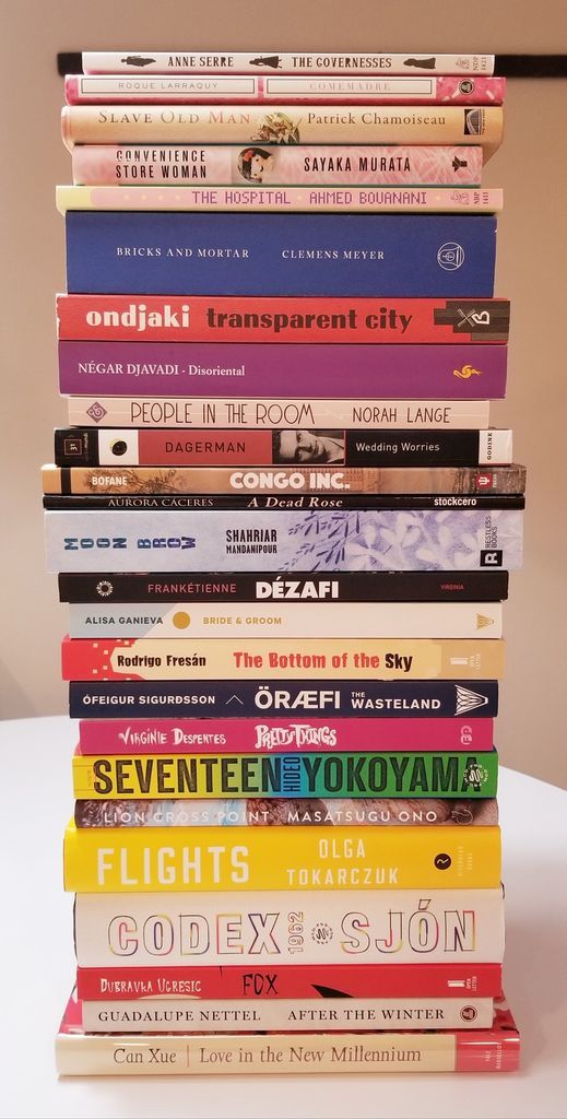 Fiction Longlist. Best Translated Book Award 2019 Longlists