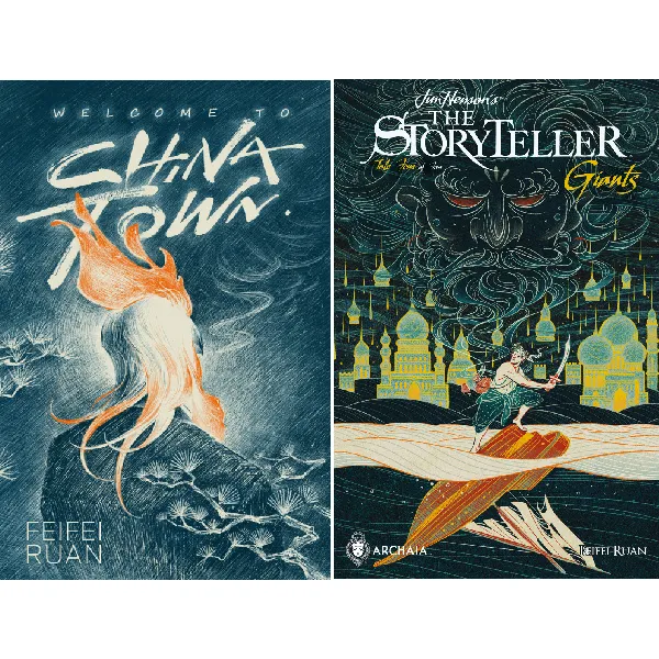 Book cover of Chinatown and The Storyteller