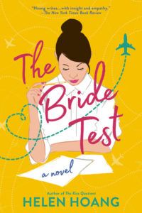 The Bride Test cover - woman on yellow background with outline of plane