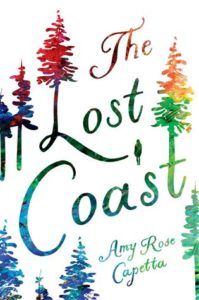 The Lost Coast cover - rainbow trees on white background