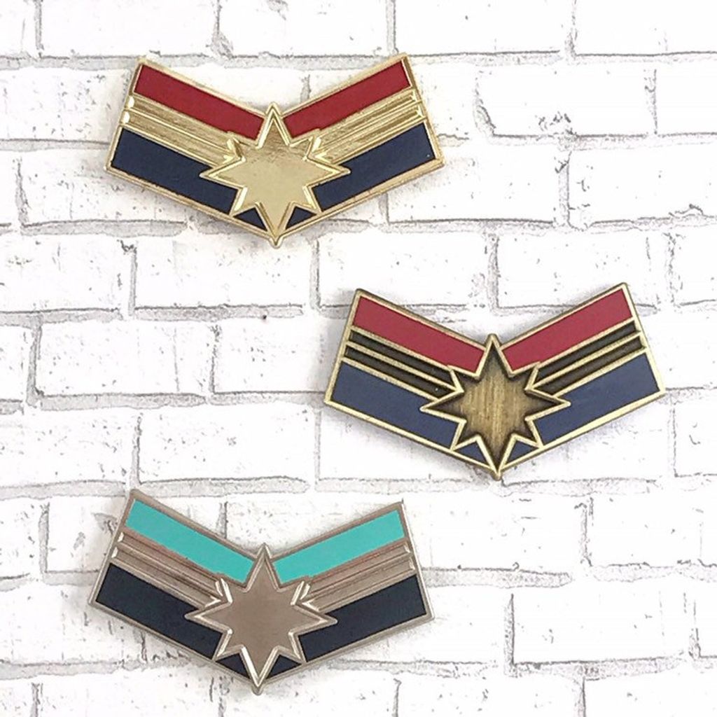 Captain marvel Enamel Pins