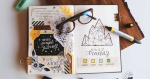 hand lettering journal calligraphy feature