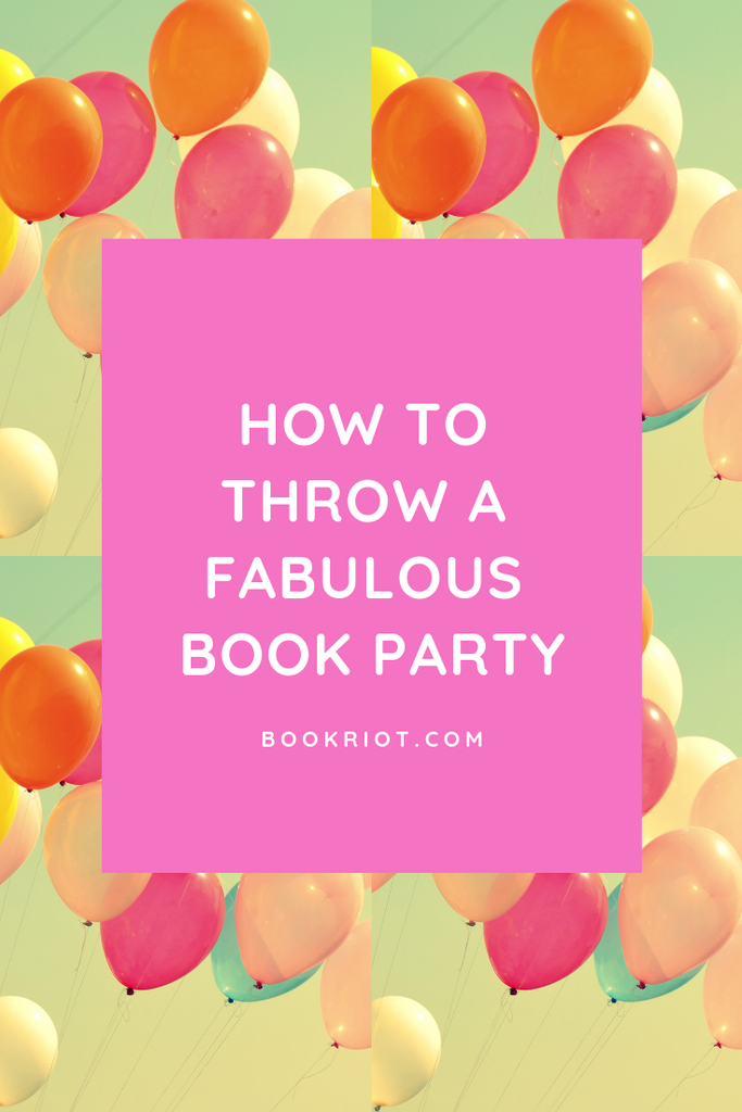 How To Throw a Book Themed Birthday Party — On Book Street