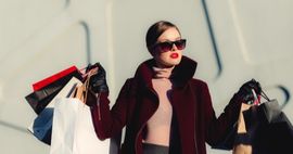 rich woman shopping luxury lifestyle feature