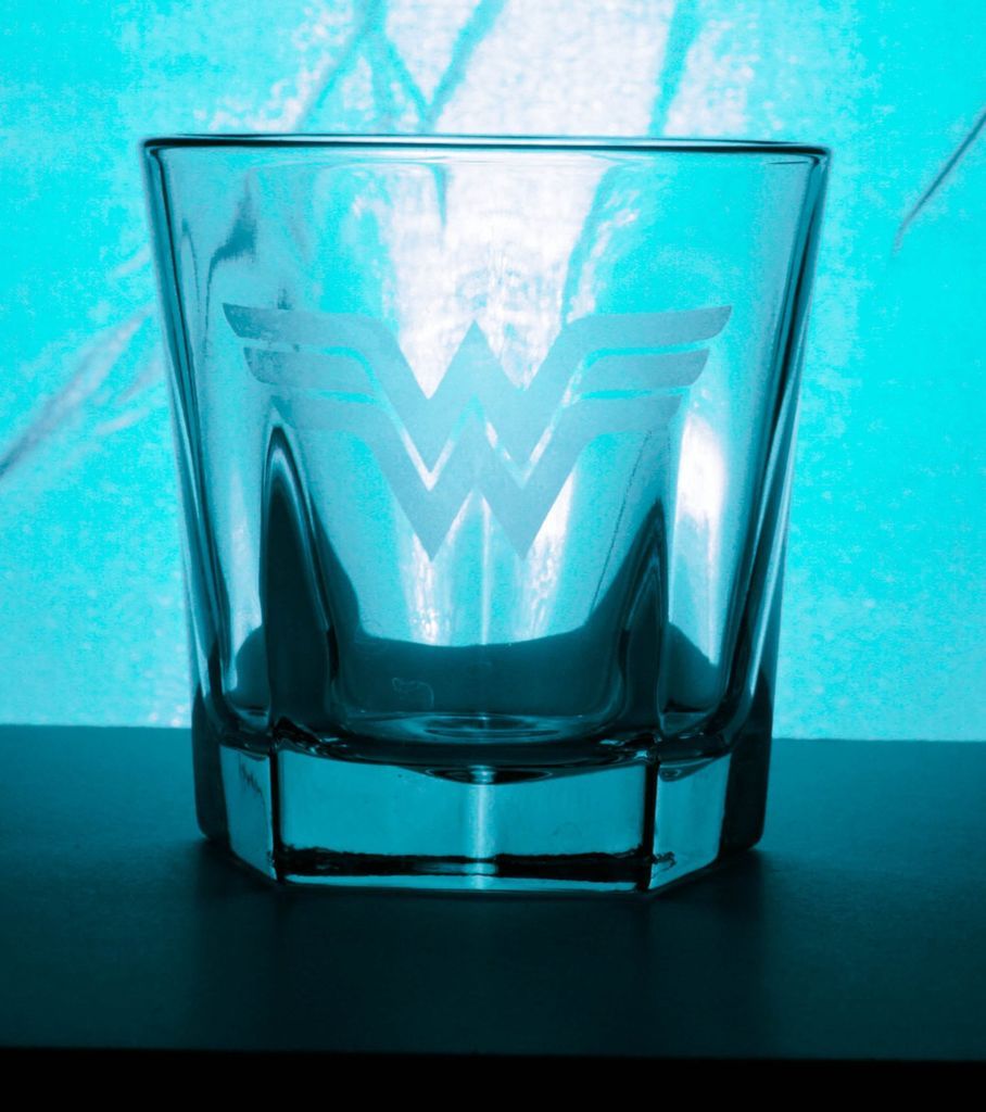 Wonder Woman Whiskey Glass