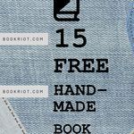 15 Free Handmade Book Patterns - 62