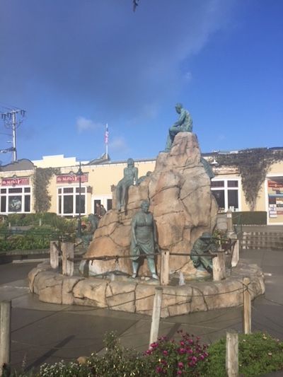 Cannery Row Monument in Monterey, California