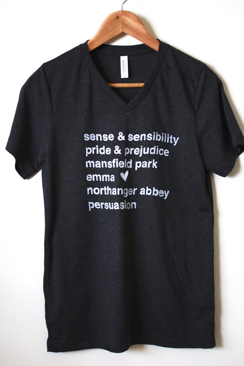 Jane Austen novels shirt