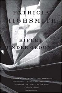 Ripley Under Ground by Patricia Highsmith book cover