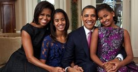 The Obama Family official portrait
