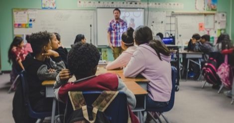 classroom school teacher students feature