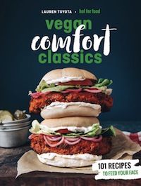 cover of Hot for Food Vegan Comfort Classics by Lauren Toyota