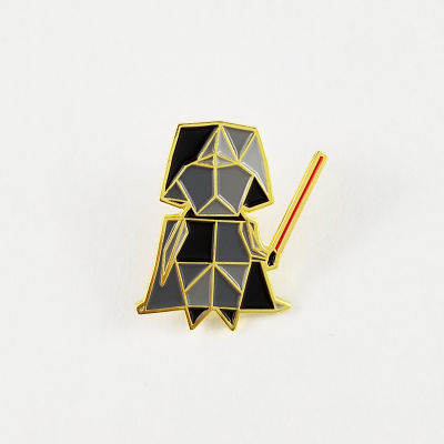 Darth Vader origami style enamel pin