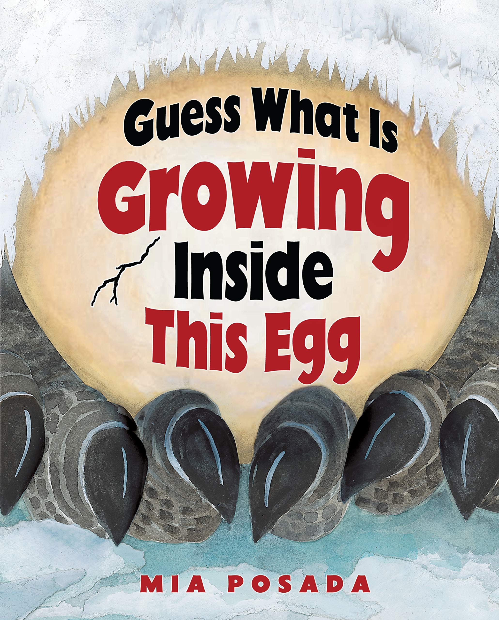 guess what is growing inside this egg book cover