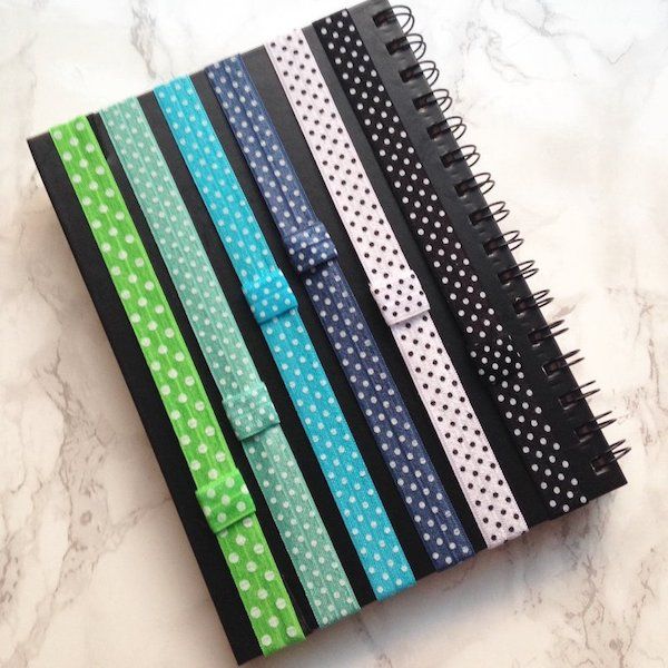 elastic planner band with pen holder