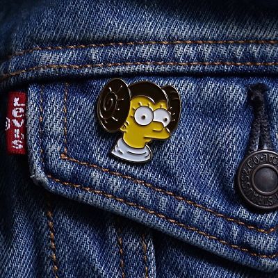 Star Wars x The Simpsons Princess Lisa Skywalker enamel pin