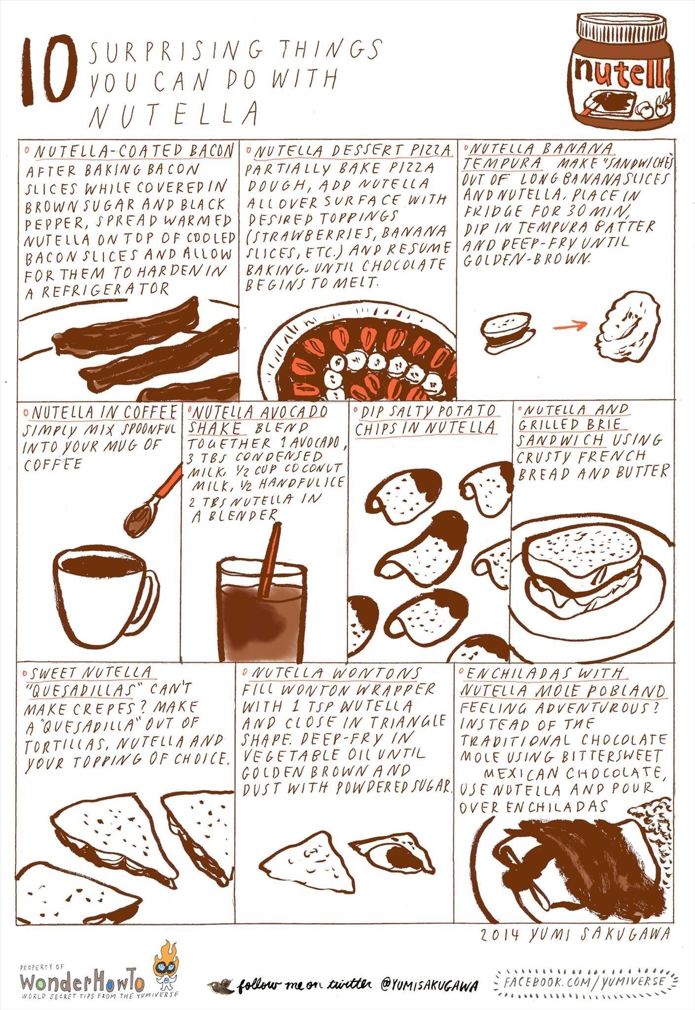 10 surprising things you can do with nutella