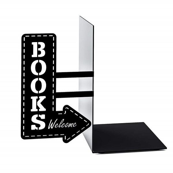 Books welcome bookshop marquee sign bookend