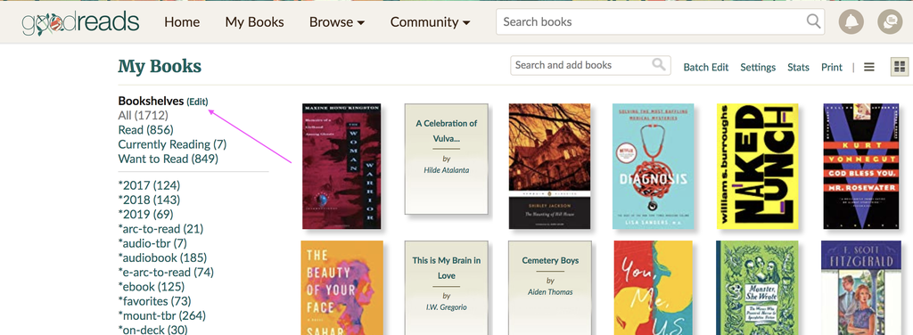 Goodreads Hacks - Create a DNF Shelf