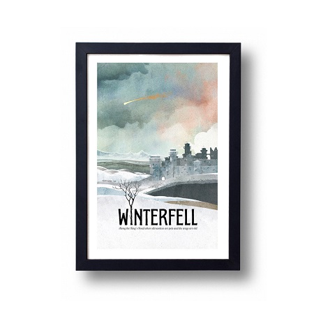 Winterfell travel poster