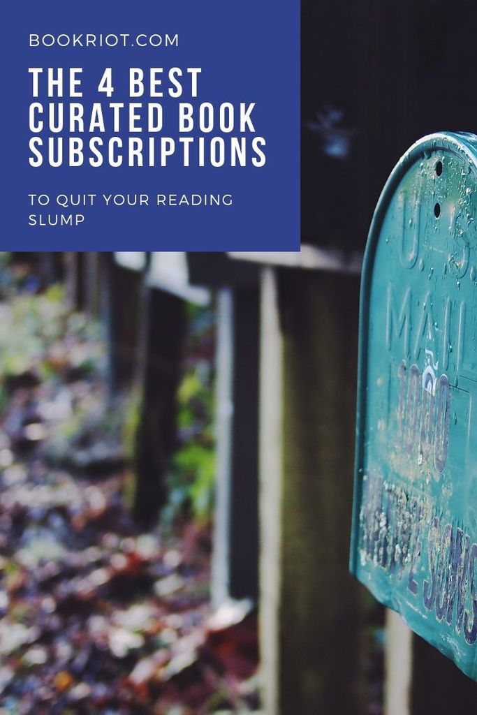 Never run out of things to read with these 4 excellent curated book subscriptions. book mail | book subscription boxes | book recommendations