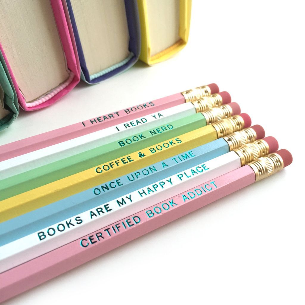 Book Lover Pencil Set