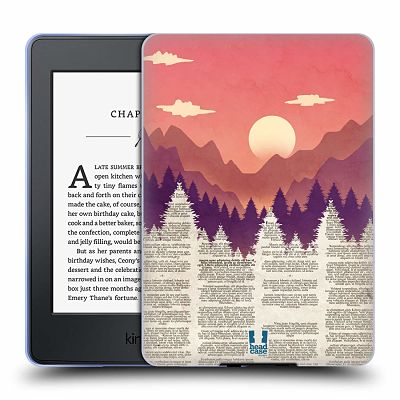 Book page hard case kindle cover