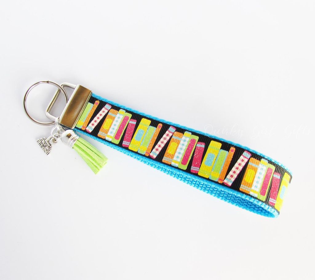 Bookish key fob