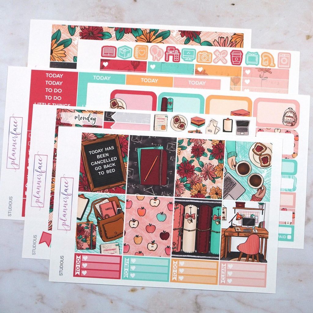 Bookish Planner Stickers