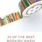 You won't be able to get enough of these bookish washi tapes, perfect for your bullet journal, your reading log, or anywhere else! bookish gifts | book washi tape | fun washi tape | book fetish