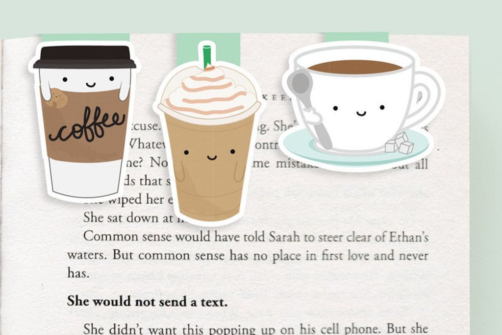 Coffee Magnetic Bookmarks