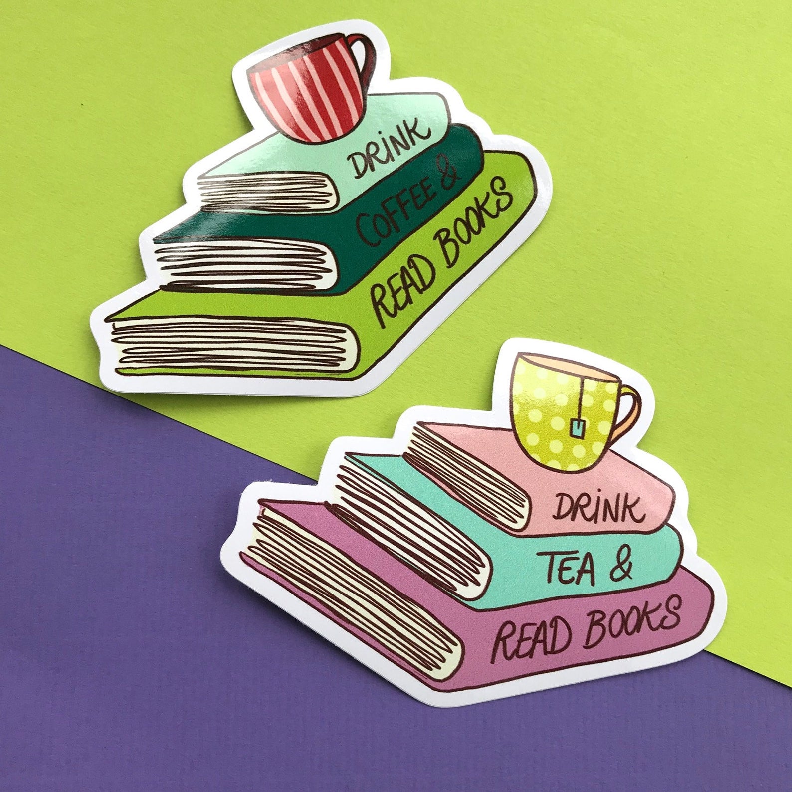 50+ Bookish Stickers for Laptops, Notebooks, Windshields, and More